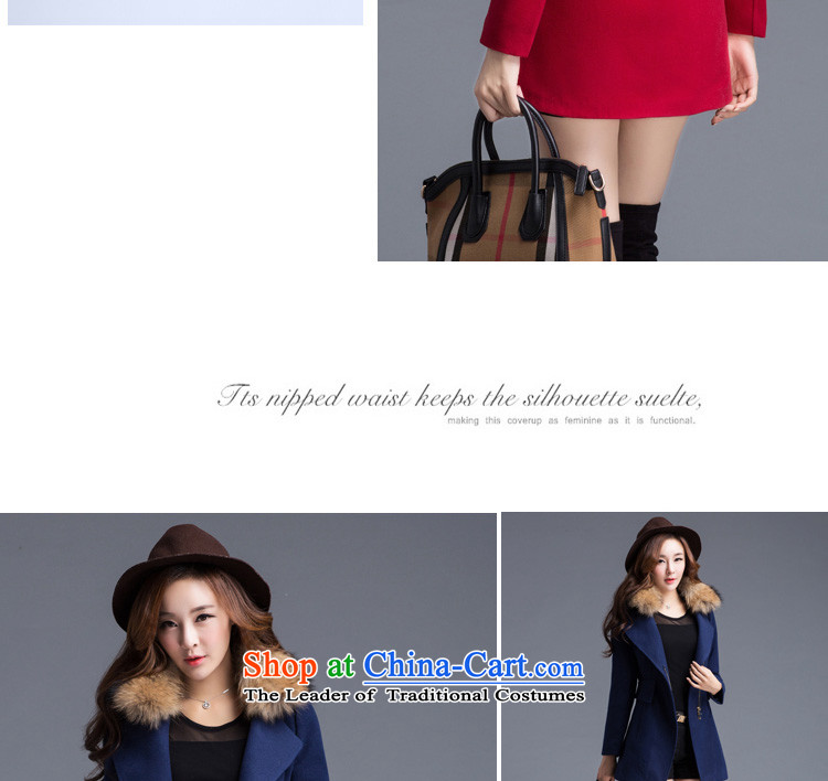 Gross? 2015 autumn and winter coats female new woolen coats in long? 